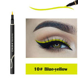 1pc 12 Colors Makeup Waterproof Neon Colorful Liquid Eyeliner