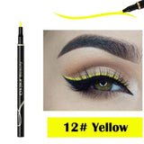 1pc 12 Colors Makeup Waterproof Neon Colorful Liquid Eyeliner